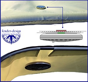 LED Leuchte für Cockpit und Kuchenbude